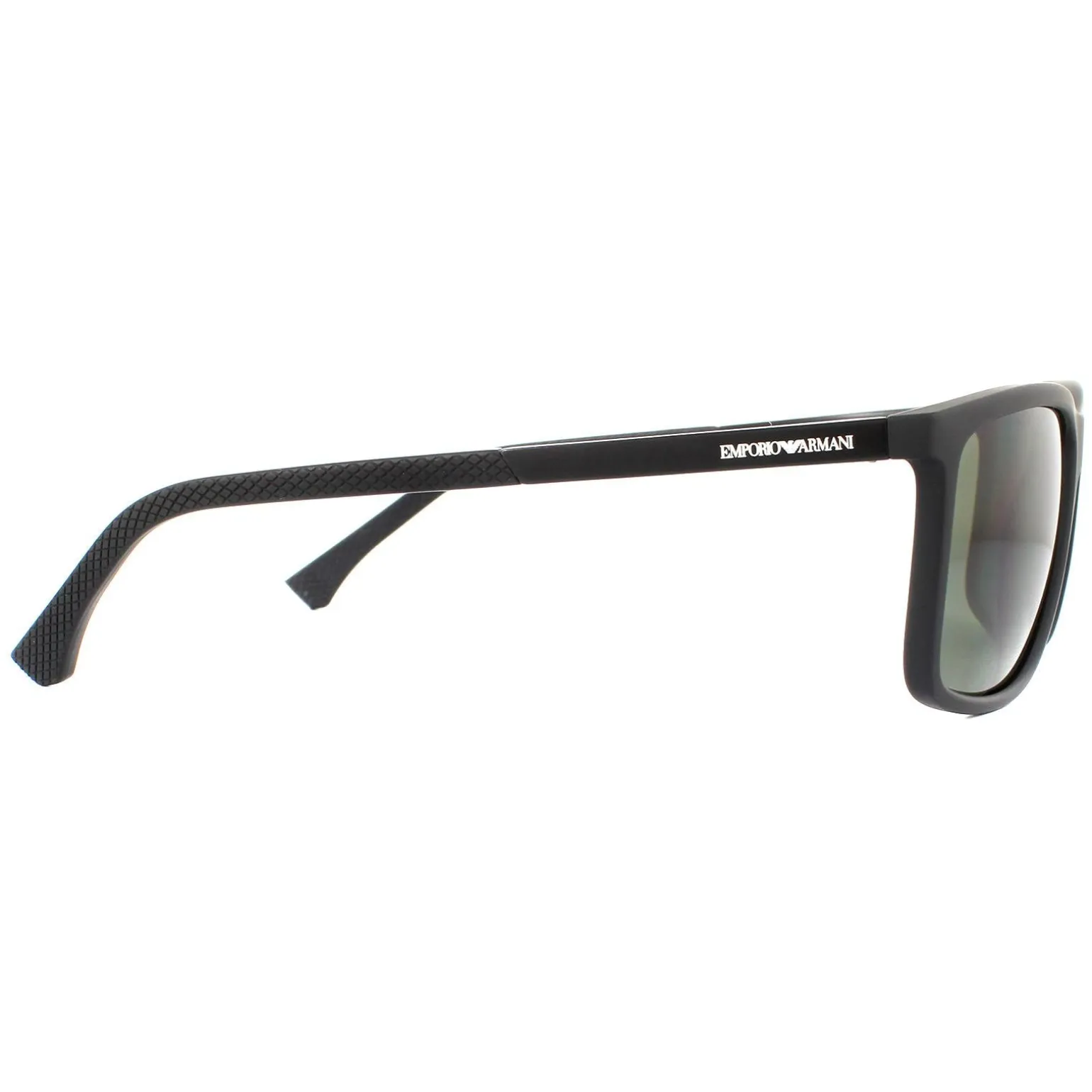Emporio Armani Sunglasses EA4058 56539A Rubber Black Green Polarised