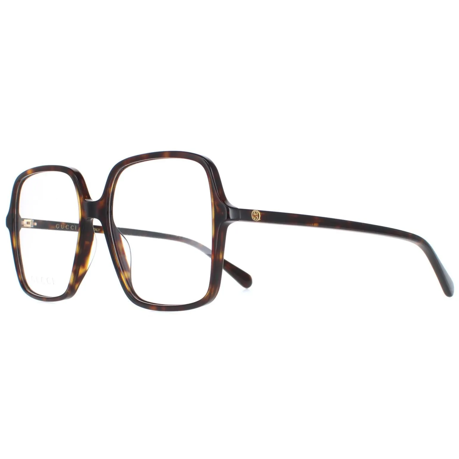Gucci Glasses Frames GG1003O 002 Dark Havana Women