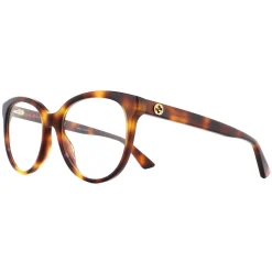 Gucci Glasses Frames GG0329O 002 Light Havana Women