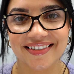 Gucci Glasses Frames GG0025O 001 Black Women