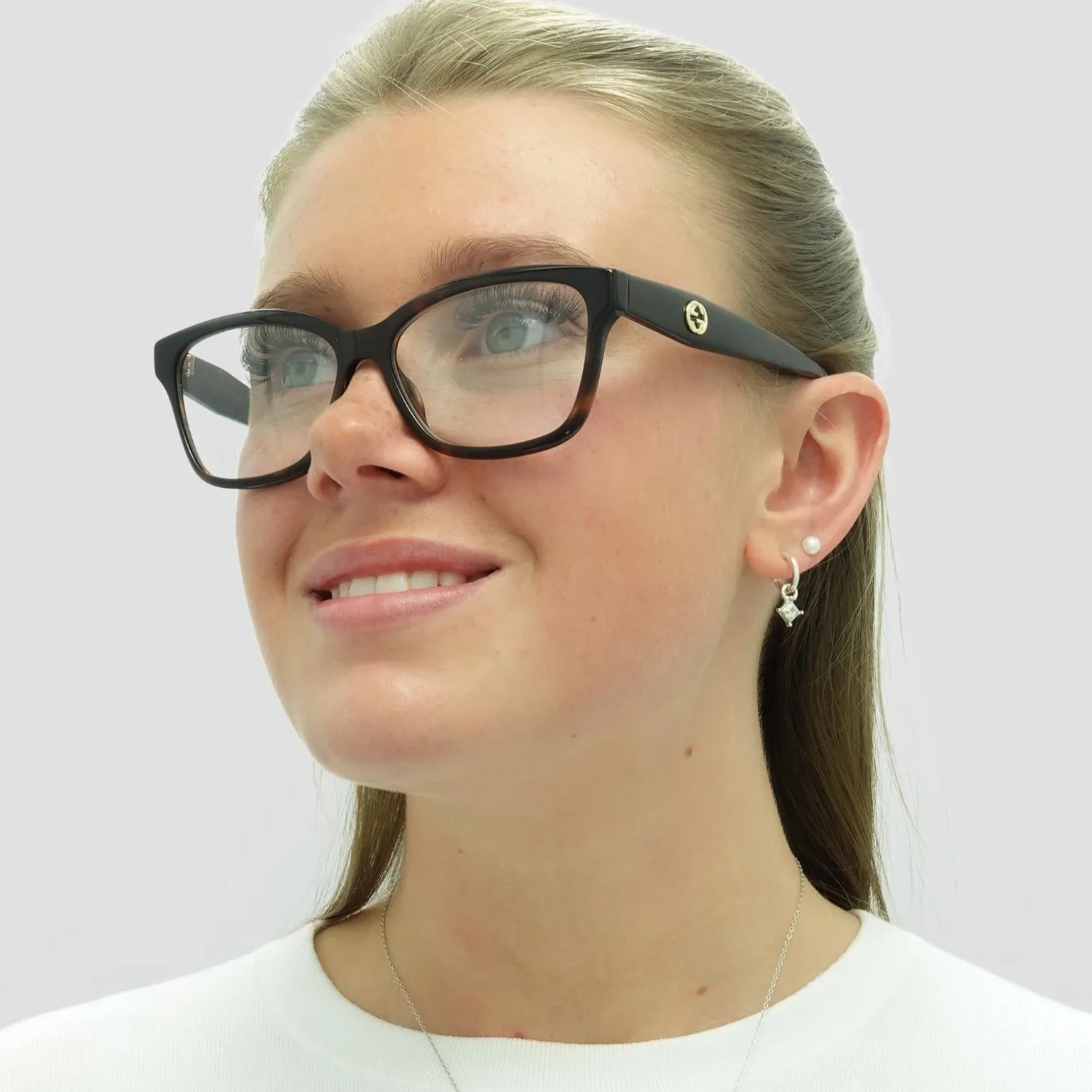Gucci Glasses Frames GG0798O 005 Dark Havana Women