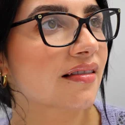 Gucci Glasses Frames GG0025O 001 Black Women