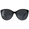 Gucci Sunglasses GG1268S 001 Black Gold Grey