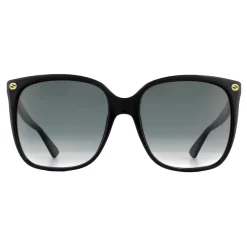 Gucci Sunglasses GG0022S 001 Black Grey Gradient