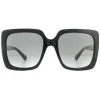 Gucci Sunglasses GG0418S 001 Black Grey Gradient