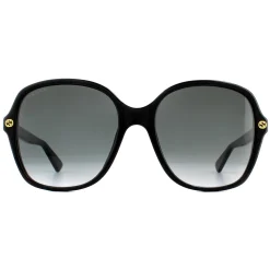 Gucci Sunglasses GG0092S 001 Black Grey Gradient