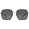 Gucci Sunglasses GG1848S 001 Black Gold Grey