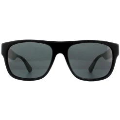 Gucci Sunglasses GG0341S 001 Black Green Red Grey