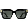 Gucci Sunglasses GG1689S 001 Black with Gold Grey