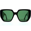 Gucci Sunglasses GG0956S 001 Black and Green Swirl Green