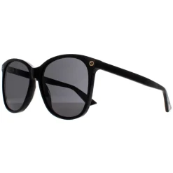 Gucci Sunglasses GG0024S 001 Black Grey