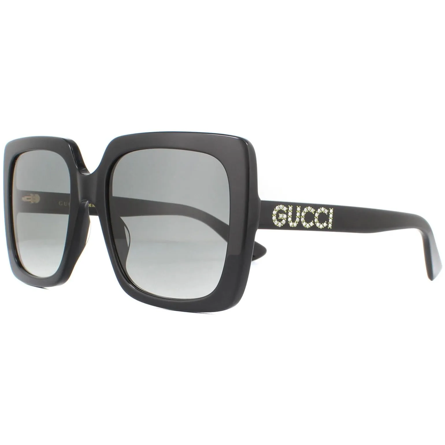 Gucci Sunglasses GG0418S 001 Black Grey Gradient