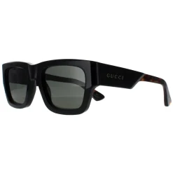 Gucci Sunglasses GG1668S 001 Black with Havana Grey
