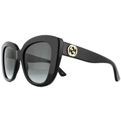 Gucci Sunglasses GG0327S 001 Black Grey Gradient