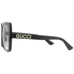 Gucci Sunglasses GG0418S 001 Black Grey Gradient