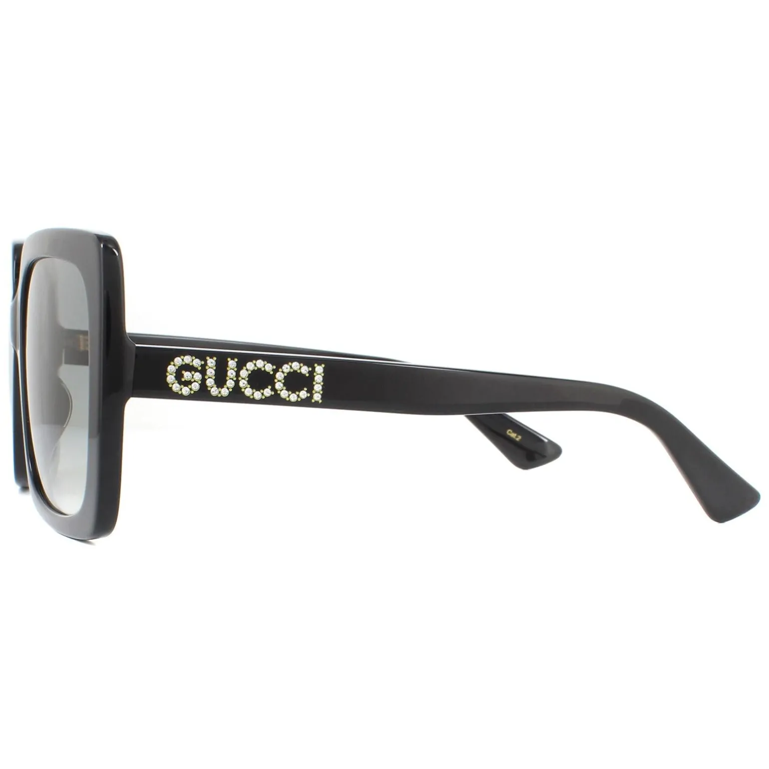 Gucci Sunglasses GG0418S 001 Black Grey Gradient