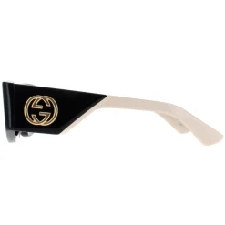 Gucci Sunglasses GG1664S 001 Black with Ivory Grey