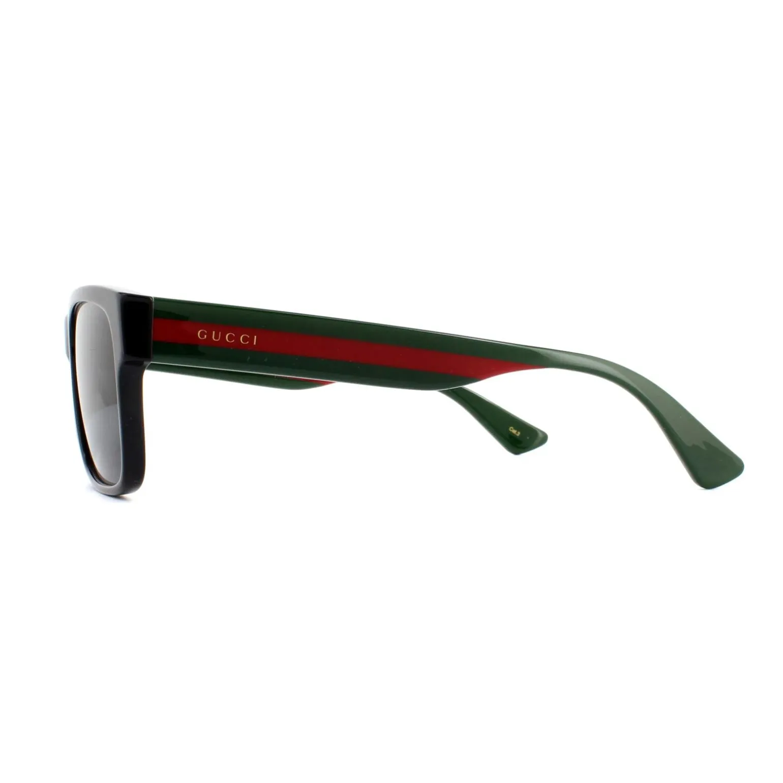 Gucci Sunglasses GG0340S 006 Black Green Red Grey