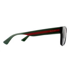 Gucci Sunglasses GG0340S 006 Black Green Red Grey