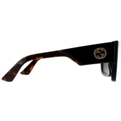 Gucci Sunglasses GG1663S 001 Black with Havana Grey