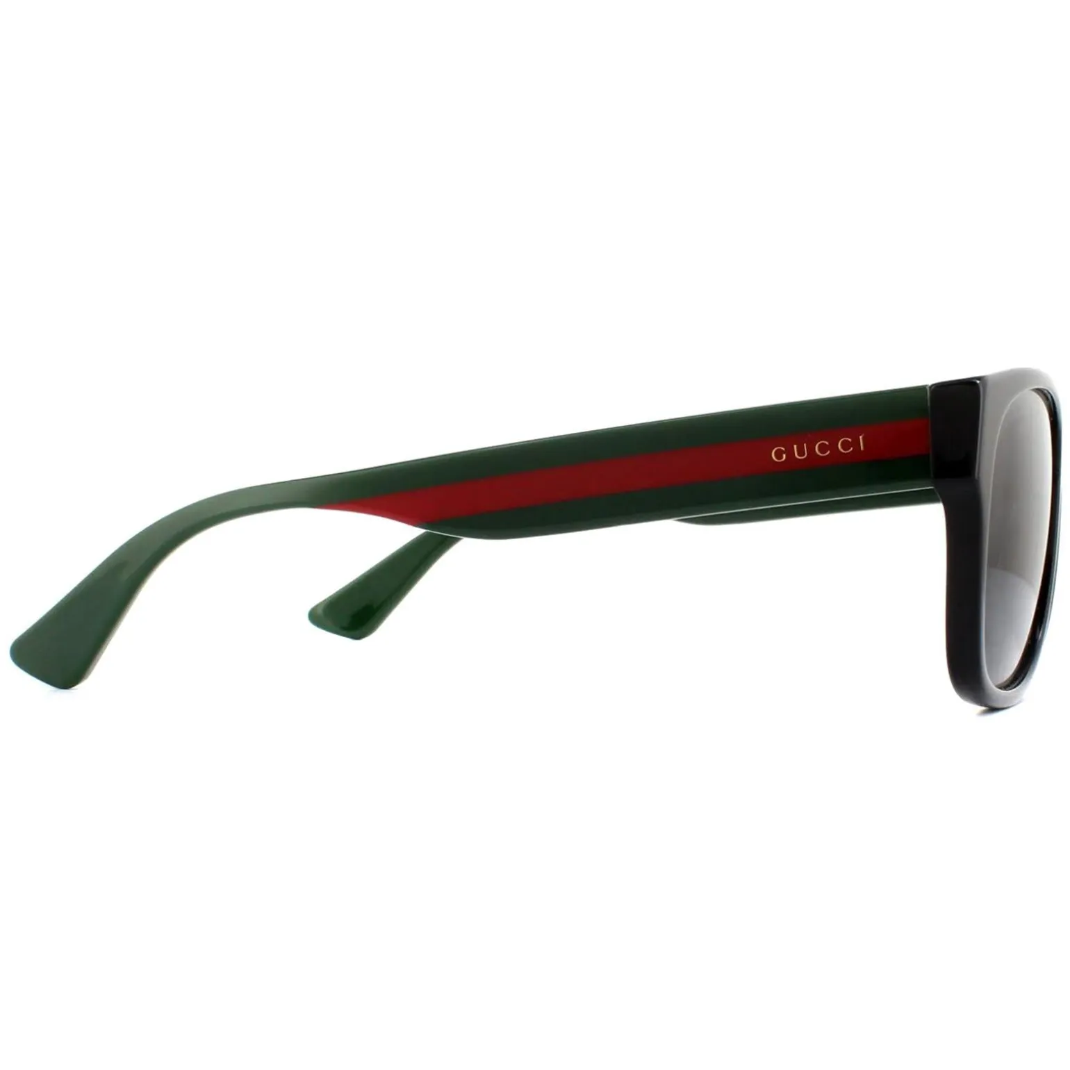 Gucci Sunglasses GG0341S 001 Black Green Red Grey