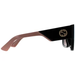 Gucci Sunglasses GG1663S 004 Black with Nude Pink Brown