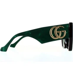 Gucci Sunglasses GG0956S 001 Black and Green Swirl Green