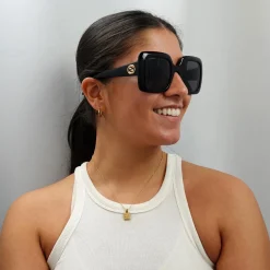 Gucci Sunglasses GG0896S 001 Black Grey