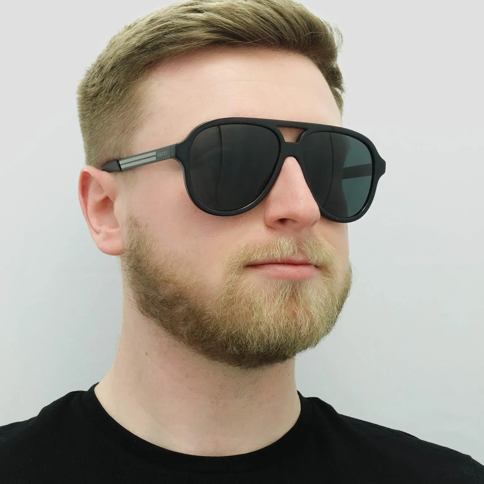Gucci Sunglasses GG0688S 001 Black Grey