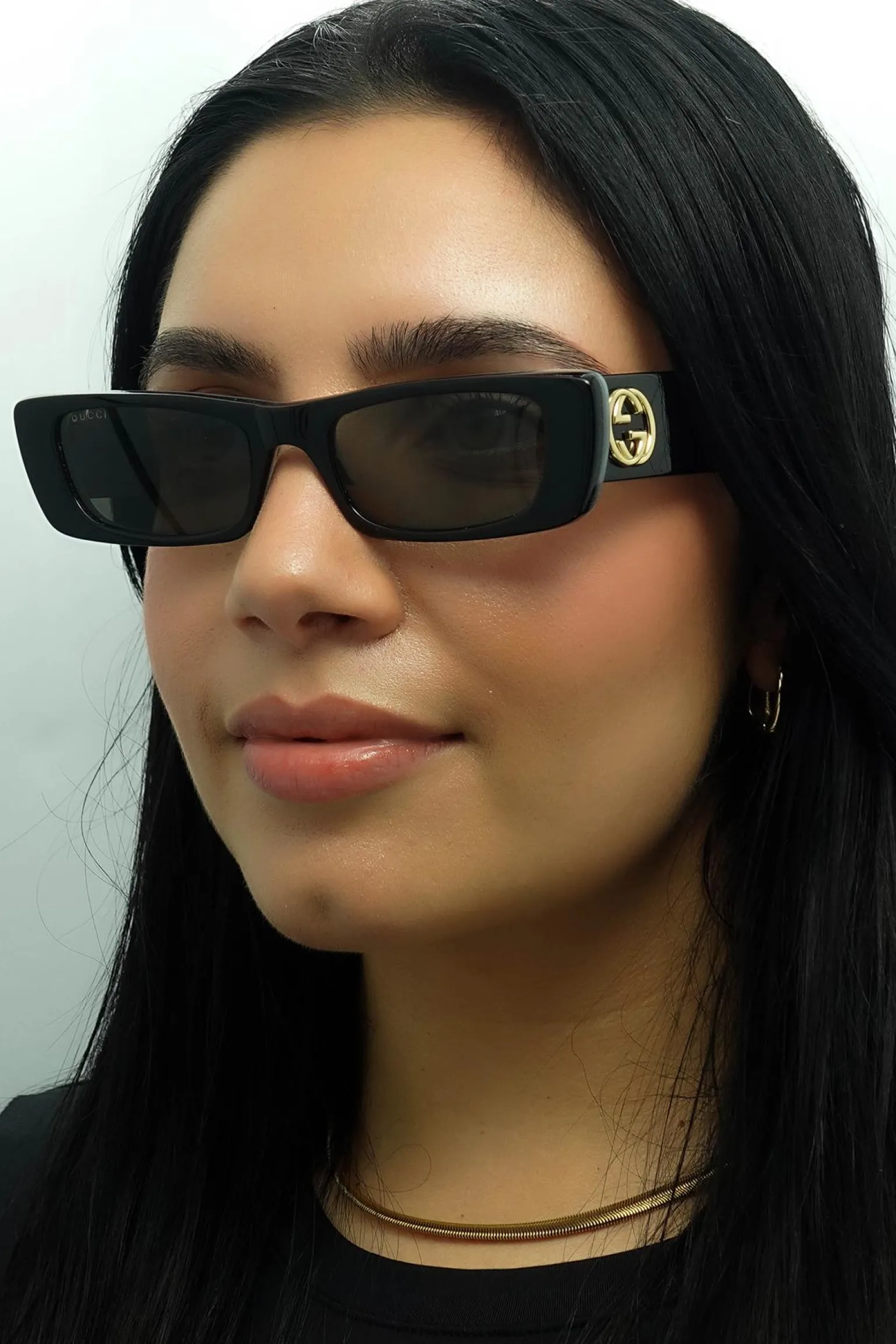 Gucci Sunglasses GG0516S 001 Black Grey