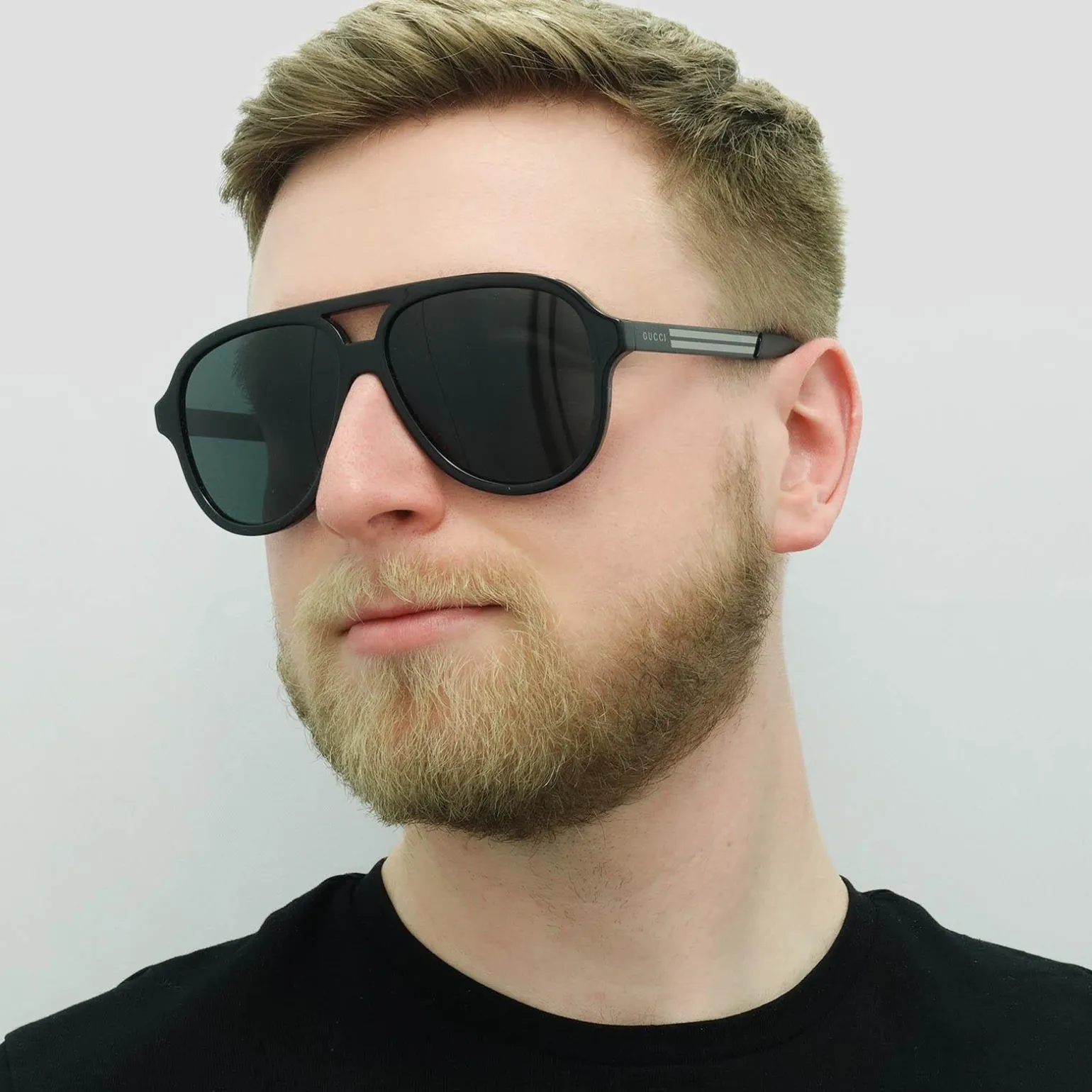 Gucci Sunglasses GG0688S 001 Black Grey