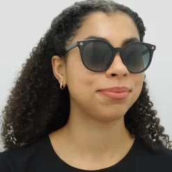 Gucci Sunglasses GG0091S 001 Black Grey Gradient