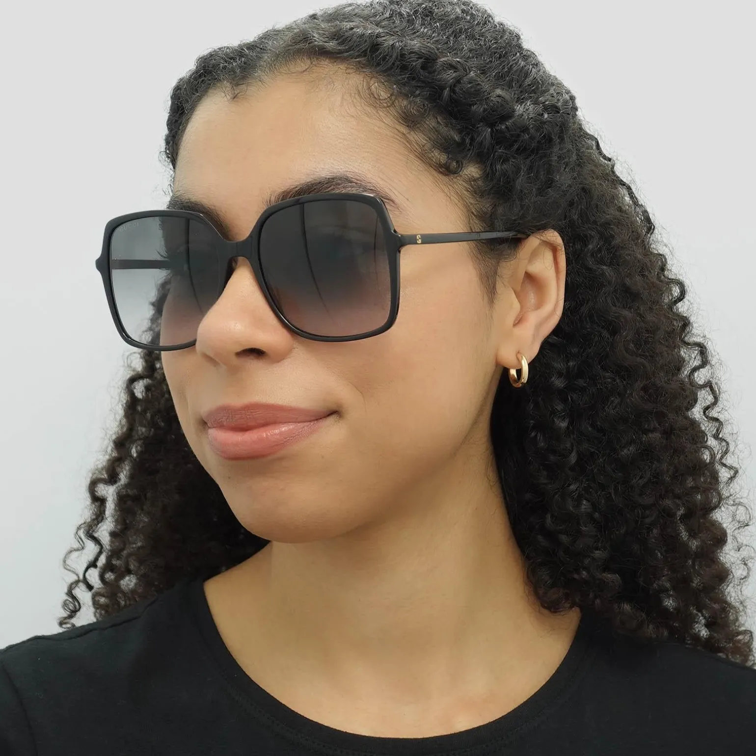 Gucci Sunglasses GG0544S 001 Black Grey Gradient