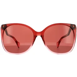 Gucci Sunglasses GG1010S 004 Burgundy Red