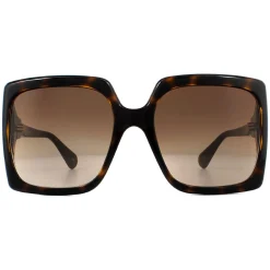 Gucci Sunglasses GG0876S 002 Dark Havana Brown Gradient