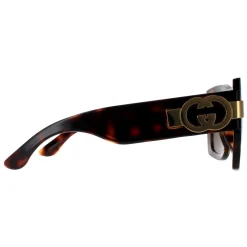 Gucci Sunglasses GG1688S 002 Dark Havana with Gold Brown
