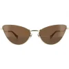 Gucci Sunglasses GG1006S 002 Gold Brown
