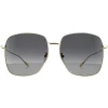 Gucci Sunglasses GG1031S 001 Gold Grey