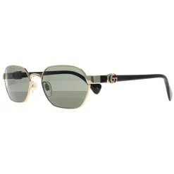 Gucci Sunglasses GG1593S 001 Gold Grey
