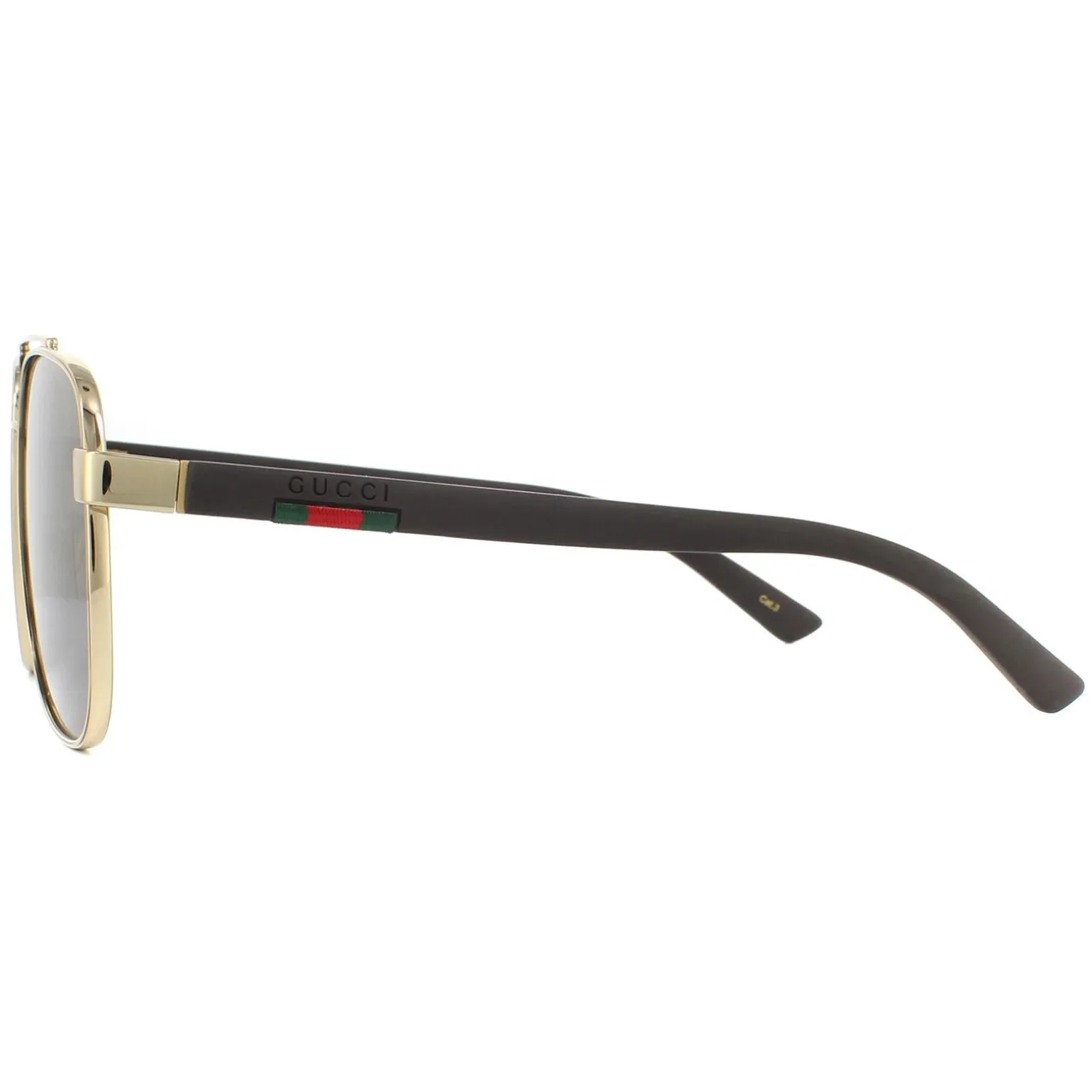 Gucci Sunglasses GG0422S 003 Gold Brown