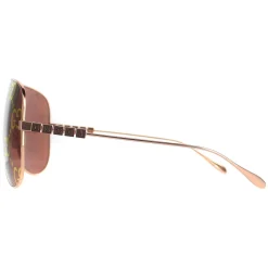 Gucci Sunglasses GG1436S 003 Gold Red