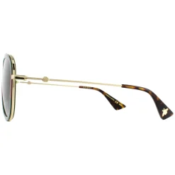 Gucci Sunglasses GG0062S 003 Gold Green Red Green Gradient