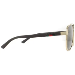 Gucci Sunglasses GG0422S 003 Gold Brown