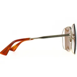 Gucci Sunglasses GG0817S 002 Gold Brown