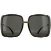 Gucci Sunglasses GG0903S 001 Grey Crystal and Gold Grey