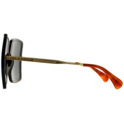 Gucci Sunglasses GG0903S 001 Grey Crystal and Gold Grey