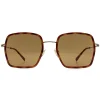 Gucci Sunglasses GG1848S 002 Havana Gold Brown