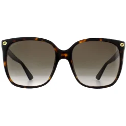 Gucci Sunglasses GG0022S 003 Havana Grey Gradient