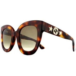 Gucci Sunglasses GG0208S 003 Havana Brown Gradient