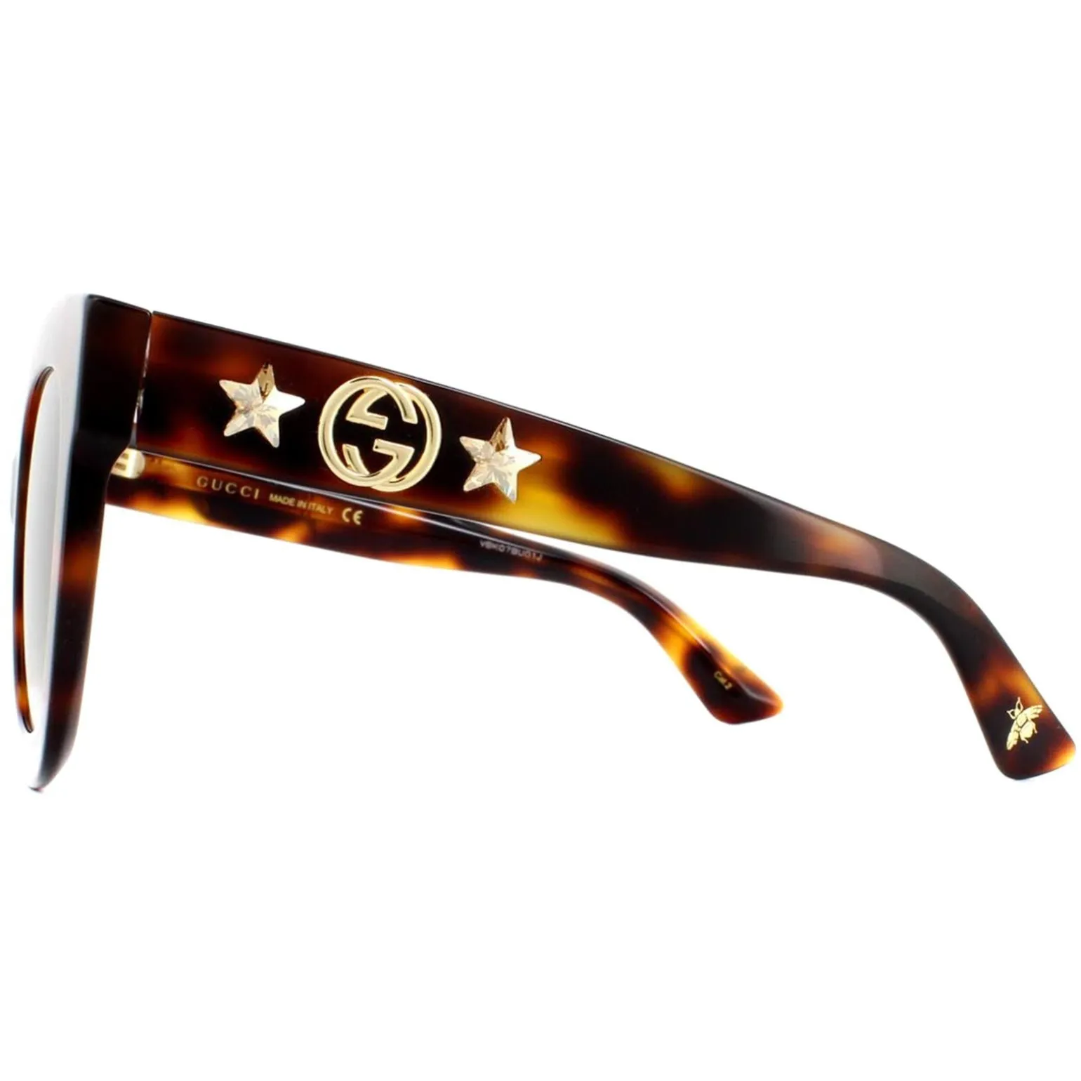 Gucci Sunglasses GG0208S 003 Havana Brown Gradient